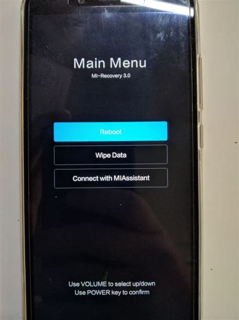 main menu redmi